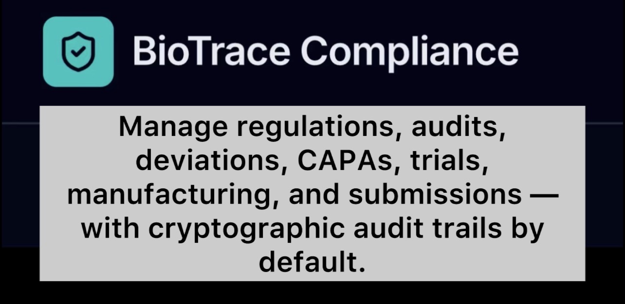 BioTrace Compliance